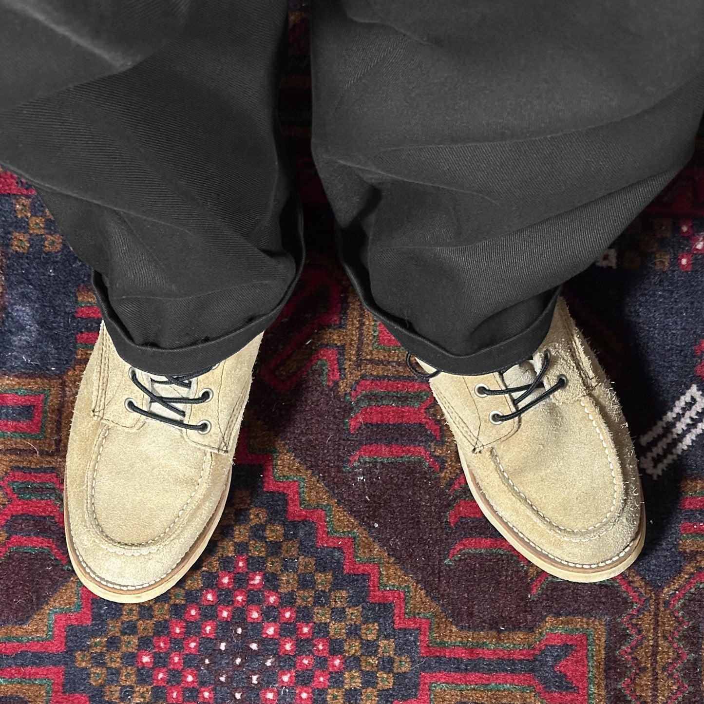 HEAVY COTTON TROUSERS【CHARCOAL】