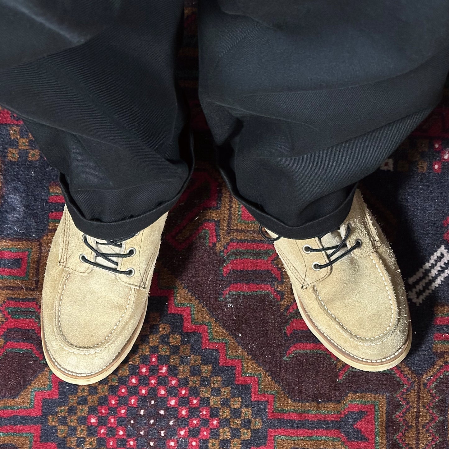 HEAVY COTTON TROUSERS【BLACK】