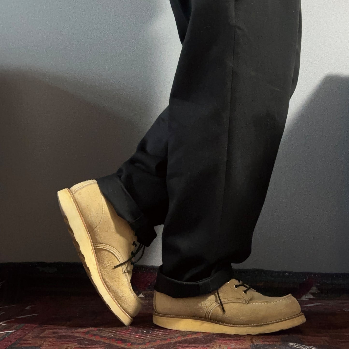 HEAVY COTTON TROUSERS【BLACK】
