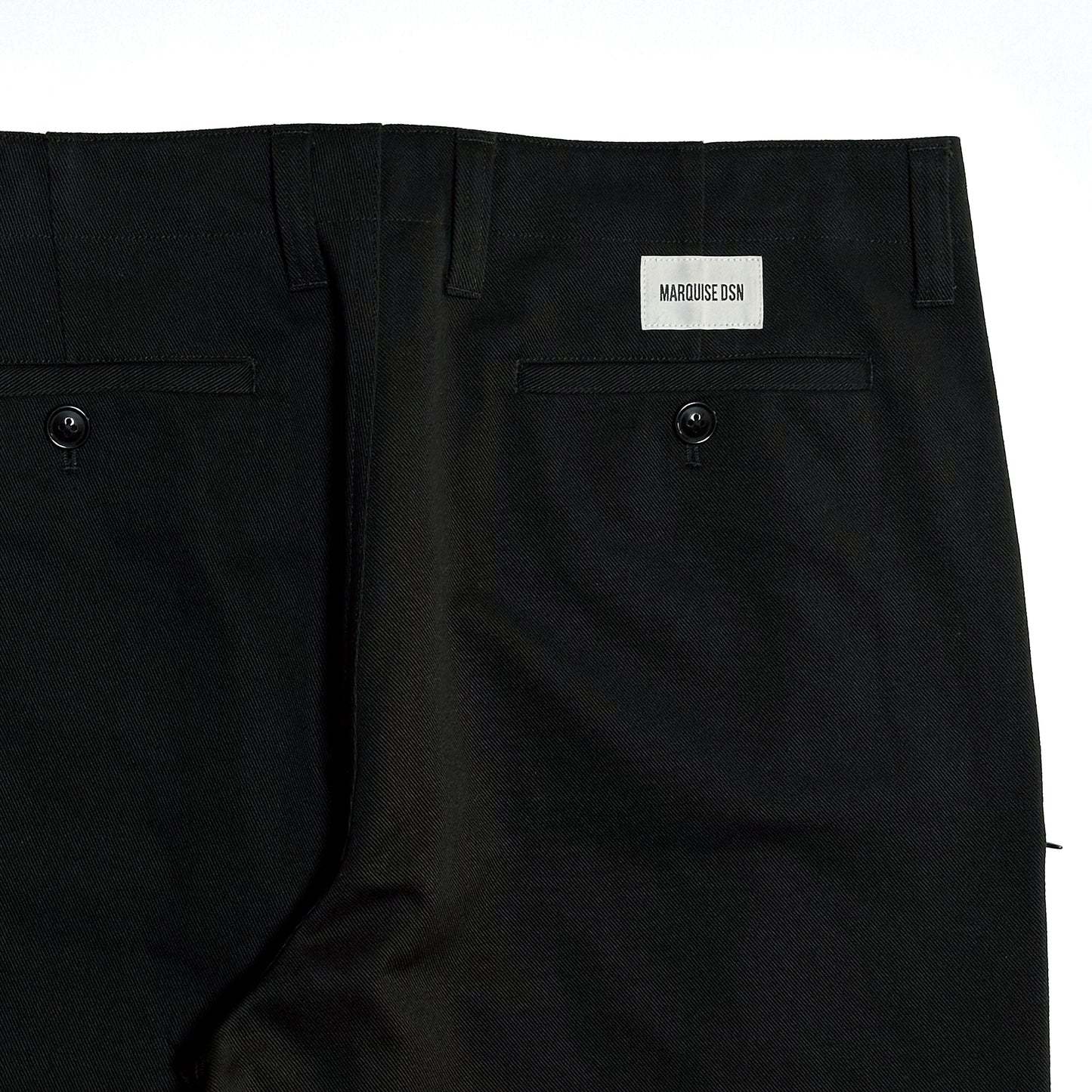 HEAVY COTTON TROUSERS【BLACK】