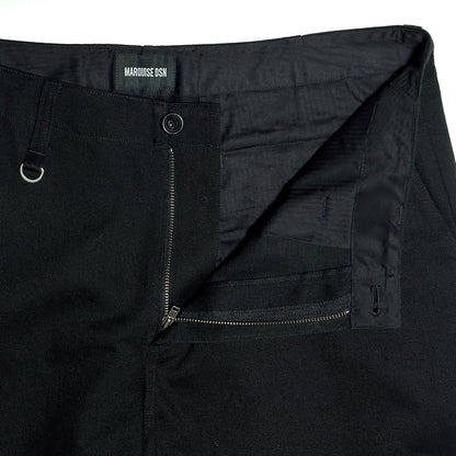 HEAVY COTTON TROUSERS【BLACK】