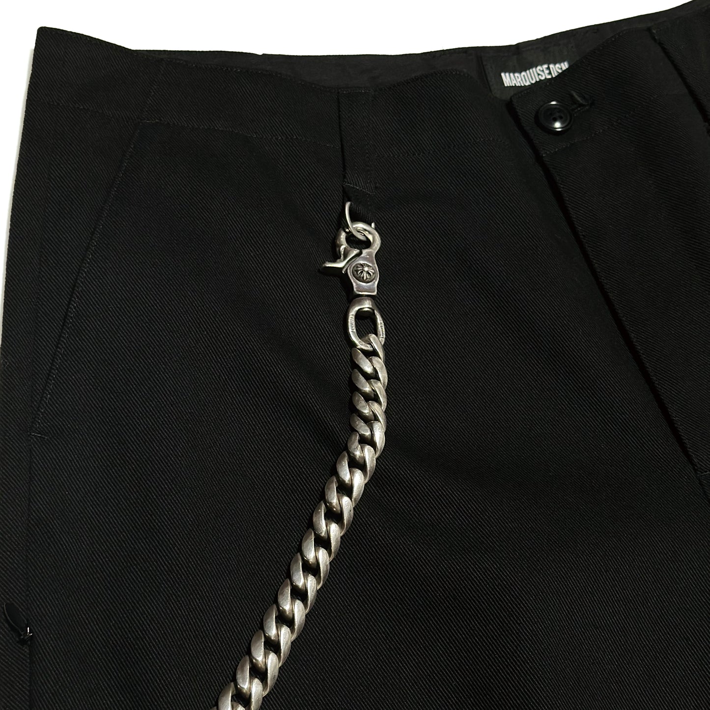 HEAVY COTTON TROUSERS【BLACK】