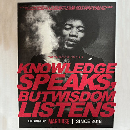 HENDRIX S/S Tee【WHITE】