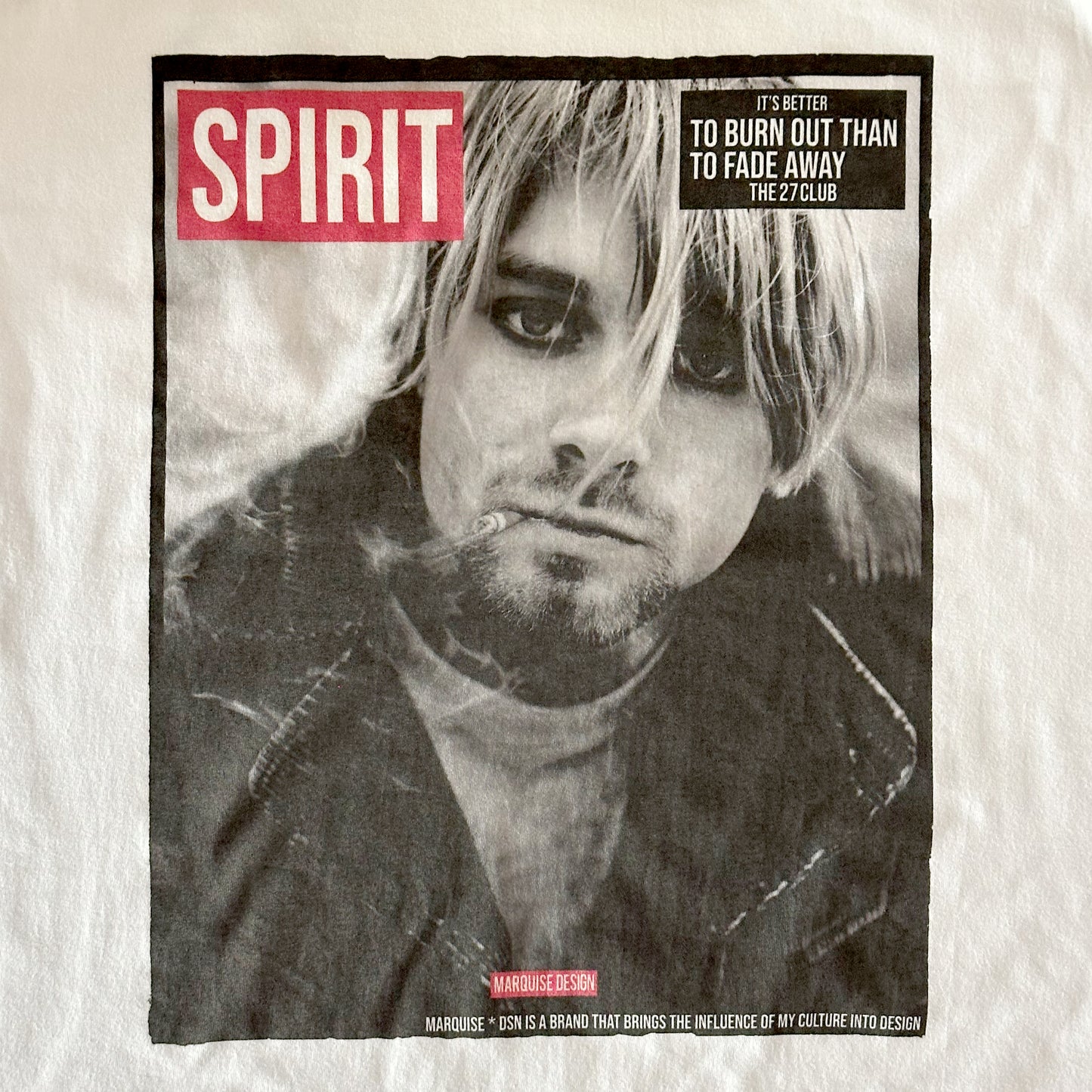 COBAIN S/S Tee【WHITE】