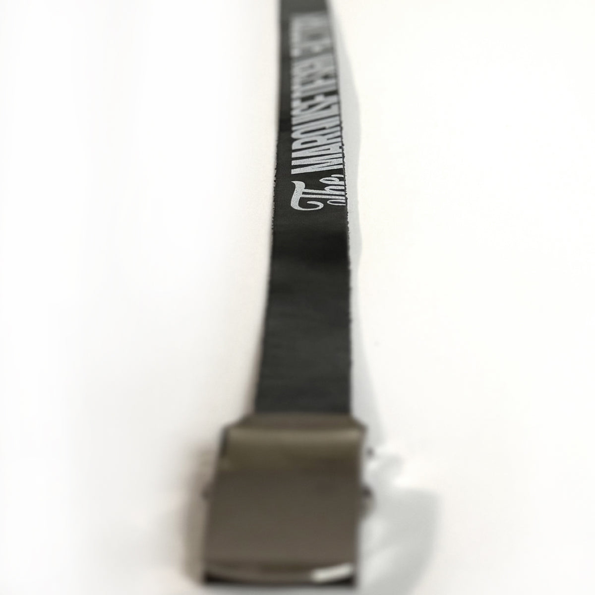 NARROW LEATHER GI BELT【MQS LOGO AND LIGHTNING】
