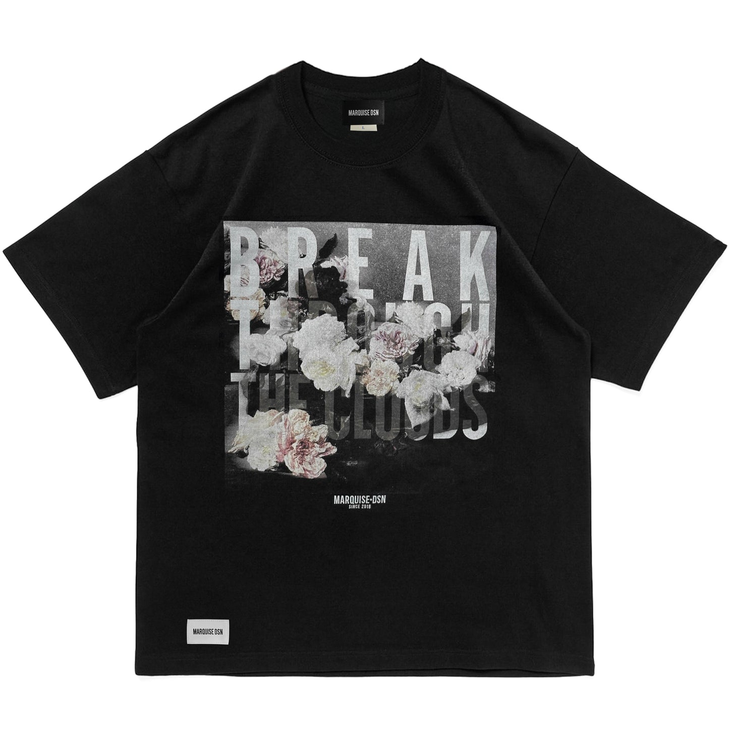 BASKET OF ROSES S/S Tee【BLACK】