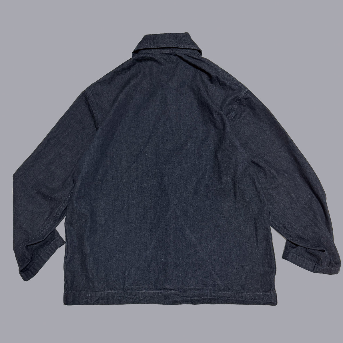 SHAWL COLLAR COVERALL【INDIGO】