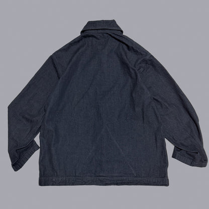 SHAWL COLLAR COVERALL【INDIGO】