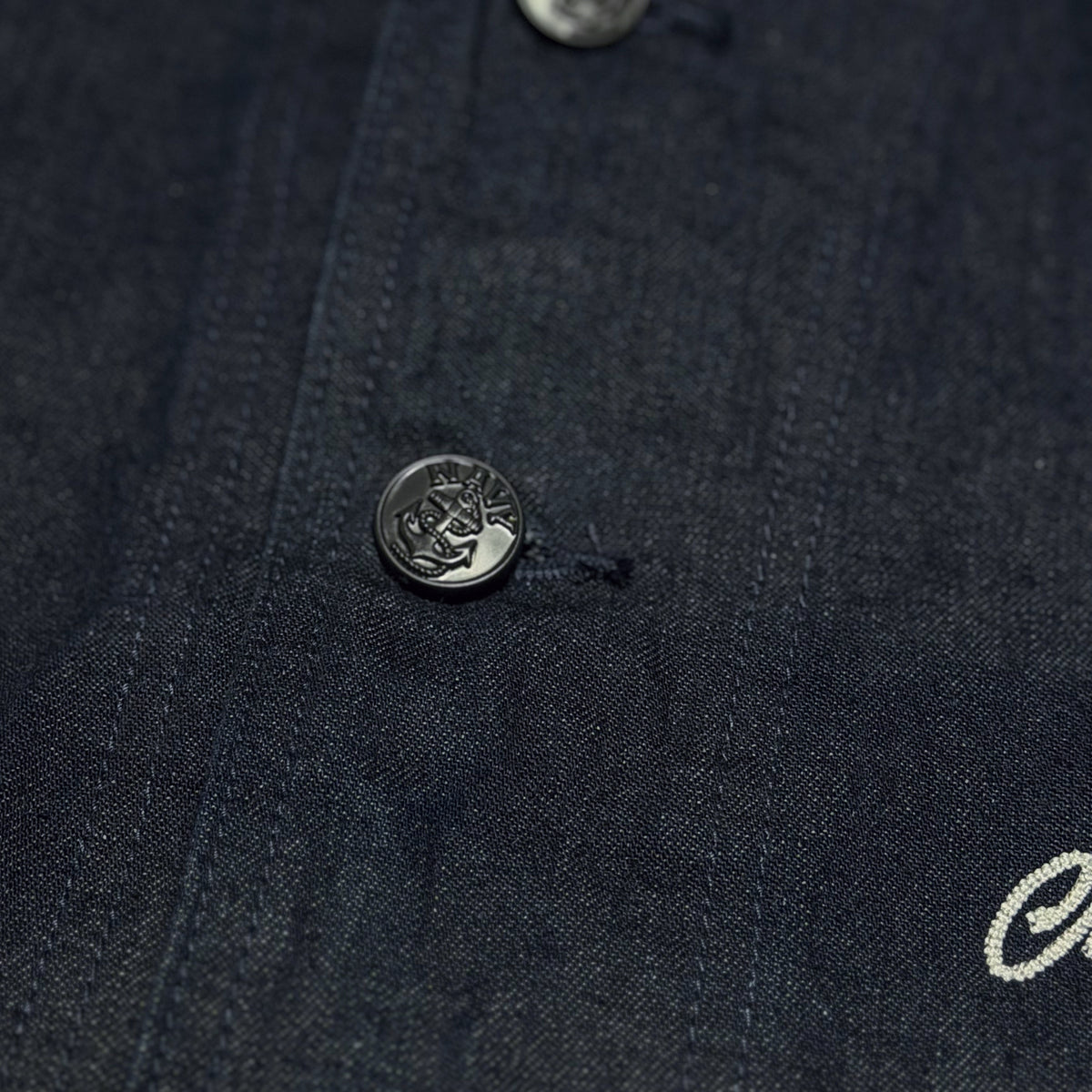 SHAWL COLLAR COVERALL【INDIGO】