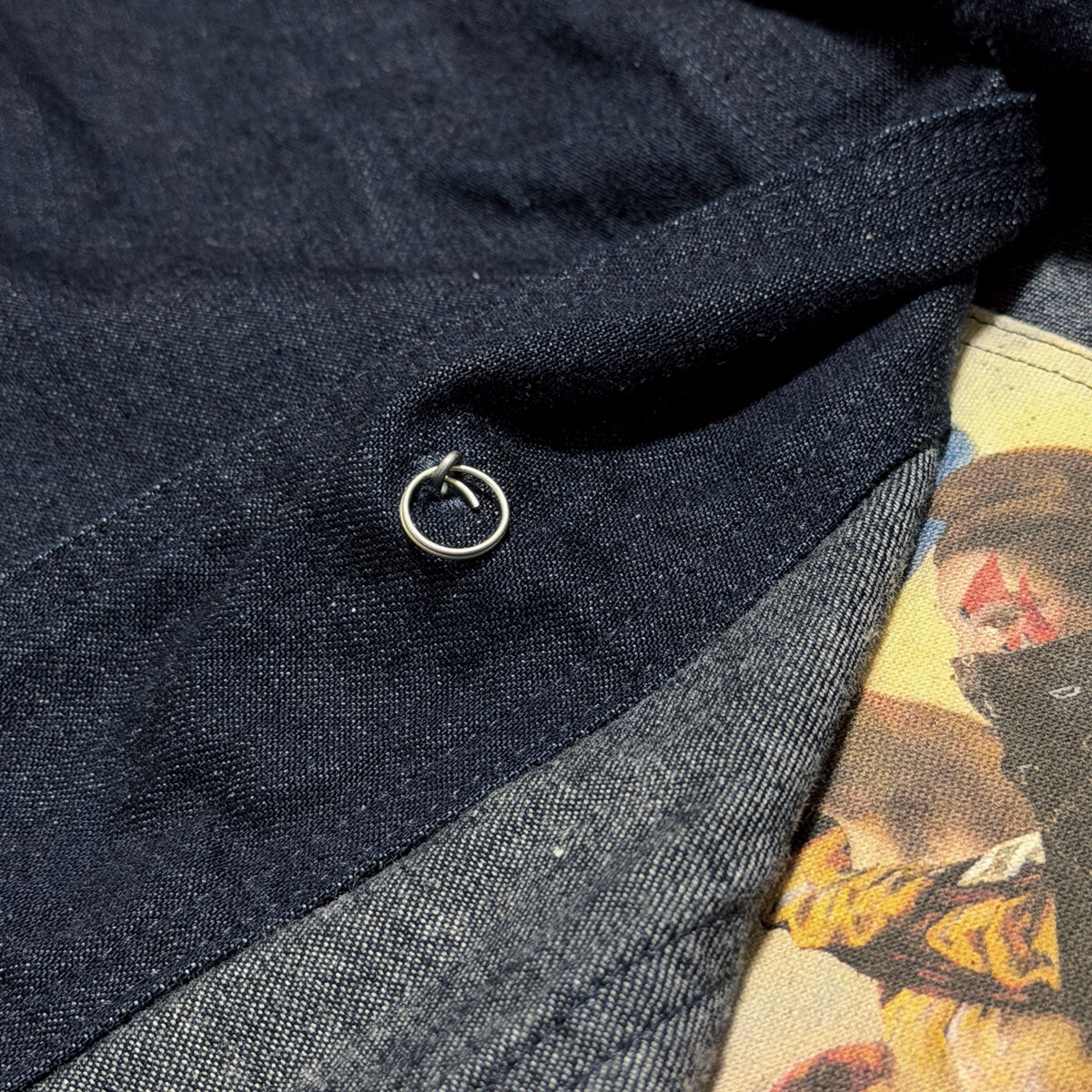 SHAWL COLLAR COVERALL【INDIGO】