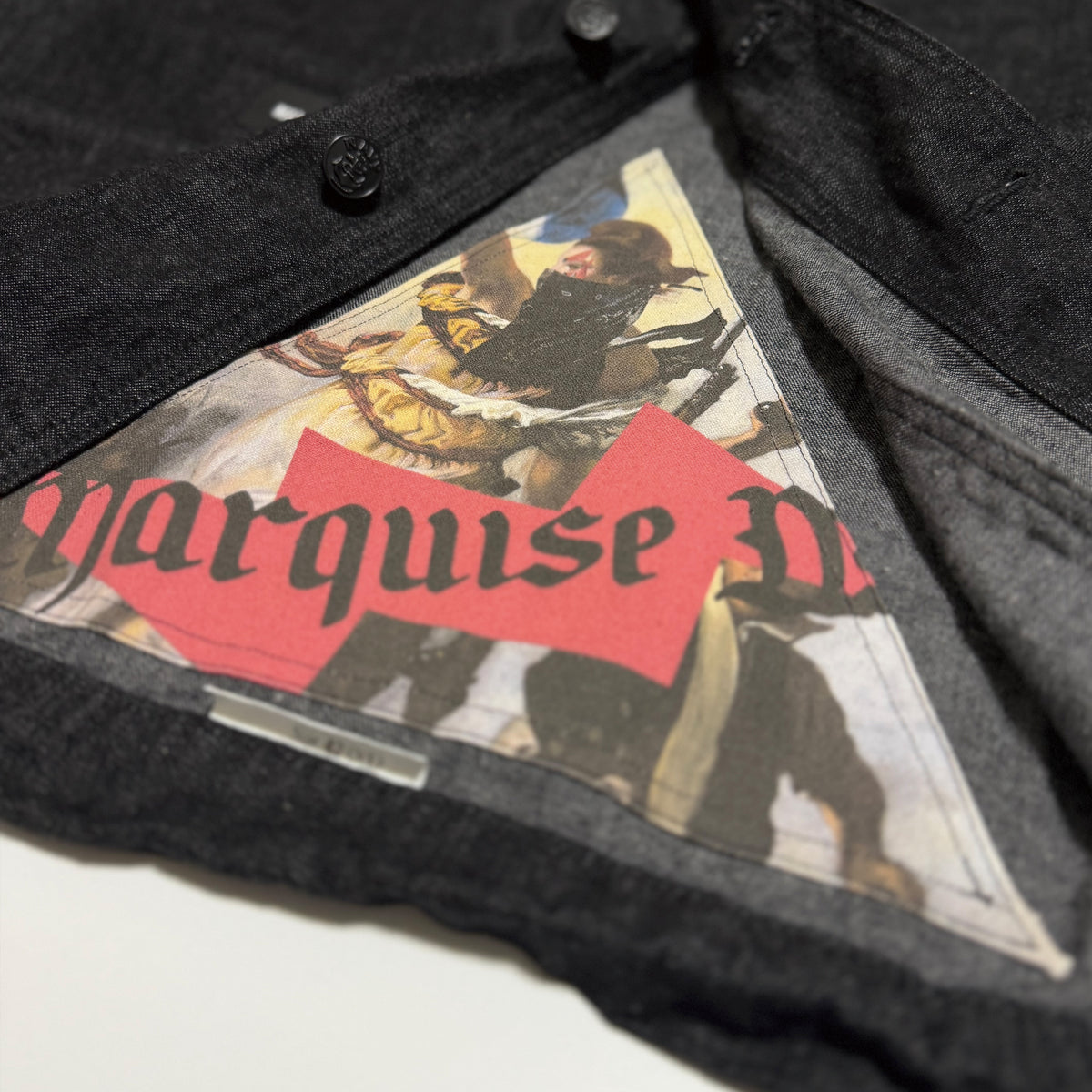 SHAWL COLLAR COVERALL【BLACK】