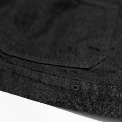 SHAWL COLLAR COVERALL【BLACK】