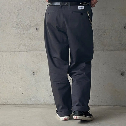 HEAVY COTTON TROUSERS【CHARCOAL】