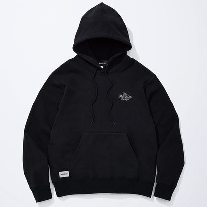 LOOPWHEEL TERRY HOODIE【BLACK】COTTON RESERCH CLUB x MARQUISE DSN