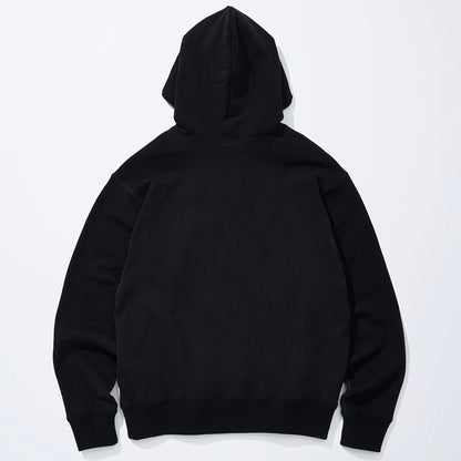 LOOPWHEEL TERRY HOODIE【BLACK】COTTON RESERCH CLUB x MARQUISE DSN
