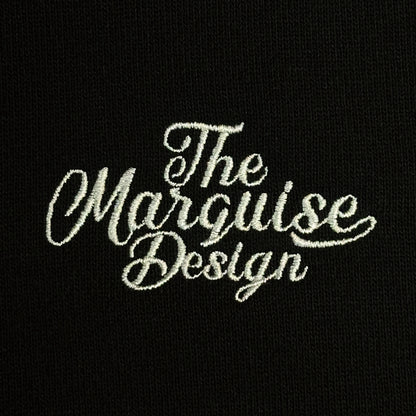 LOOPWHEEL TERRY HOODIE【BLACK】COTTON RESERCH CLUB x MARQUISE DSN