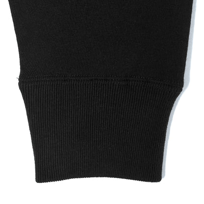 LOOPWHEEL TERRY HOODIE【BLACK】COTTON RESERCH CLUB x MARQUISE DSN
