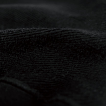 LOOPWHEEL TERRY HOODIE【BLACK】COTTON RESERCH CLUB x MARQUISE DSN