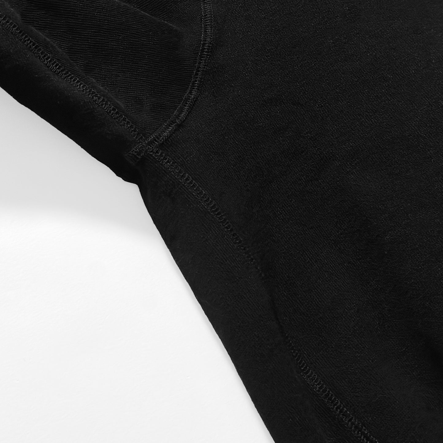LOOPWHEEL TERRY HOODIE【BLACK】COTTON RESERCH CLUB x MARQUISE DSN