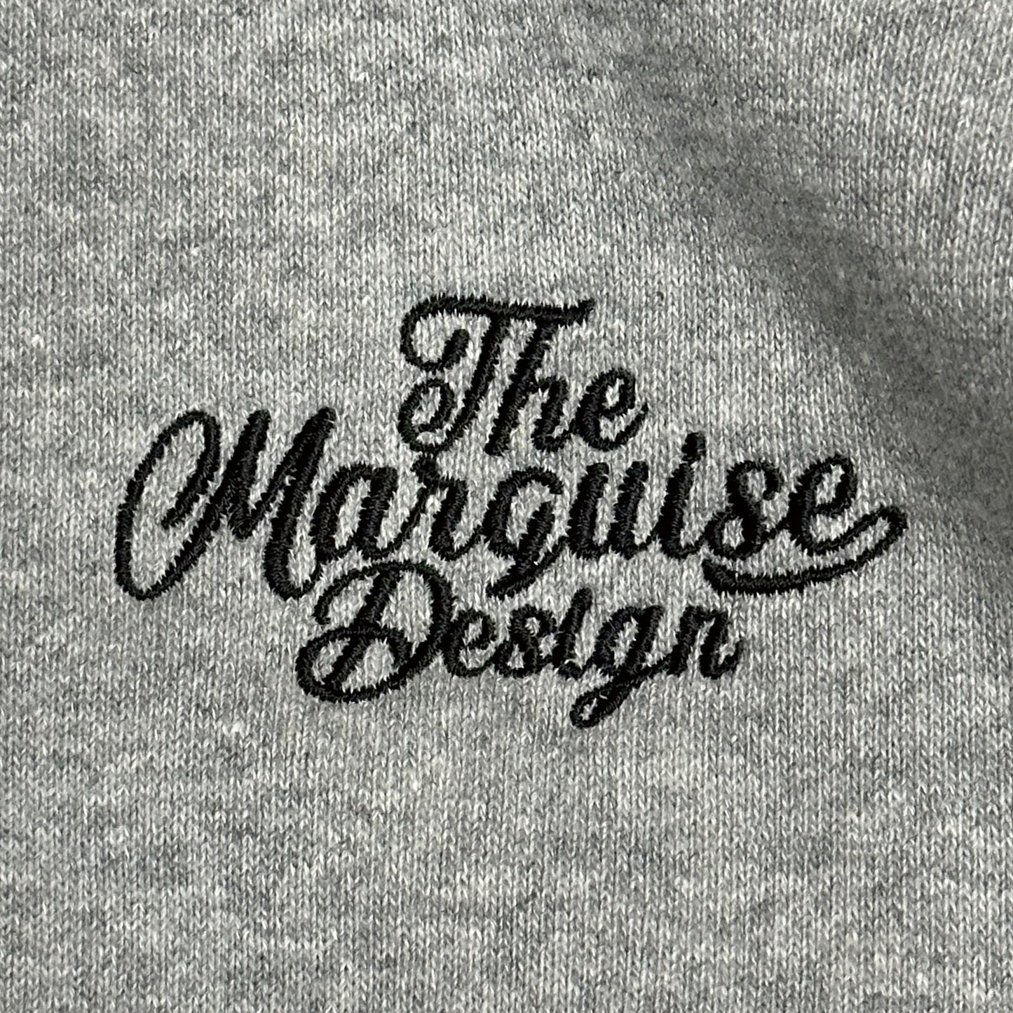 LOOPWHEEL TERRY HOODIE【GRAY】COTTON RESERCH CLUB x MARQUISE DSN