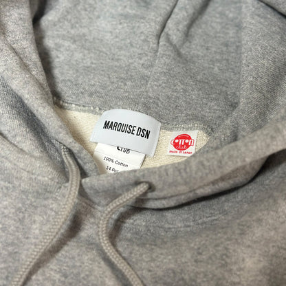 LOOPWHEEL TERRY HOODIE【GRAY】COTTON RESERCH CLUB x MARQUISE DSN
