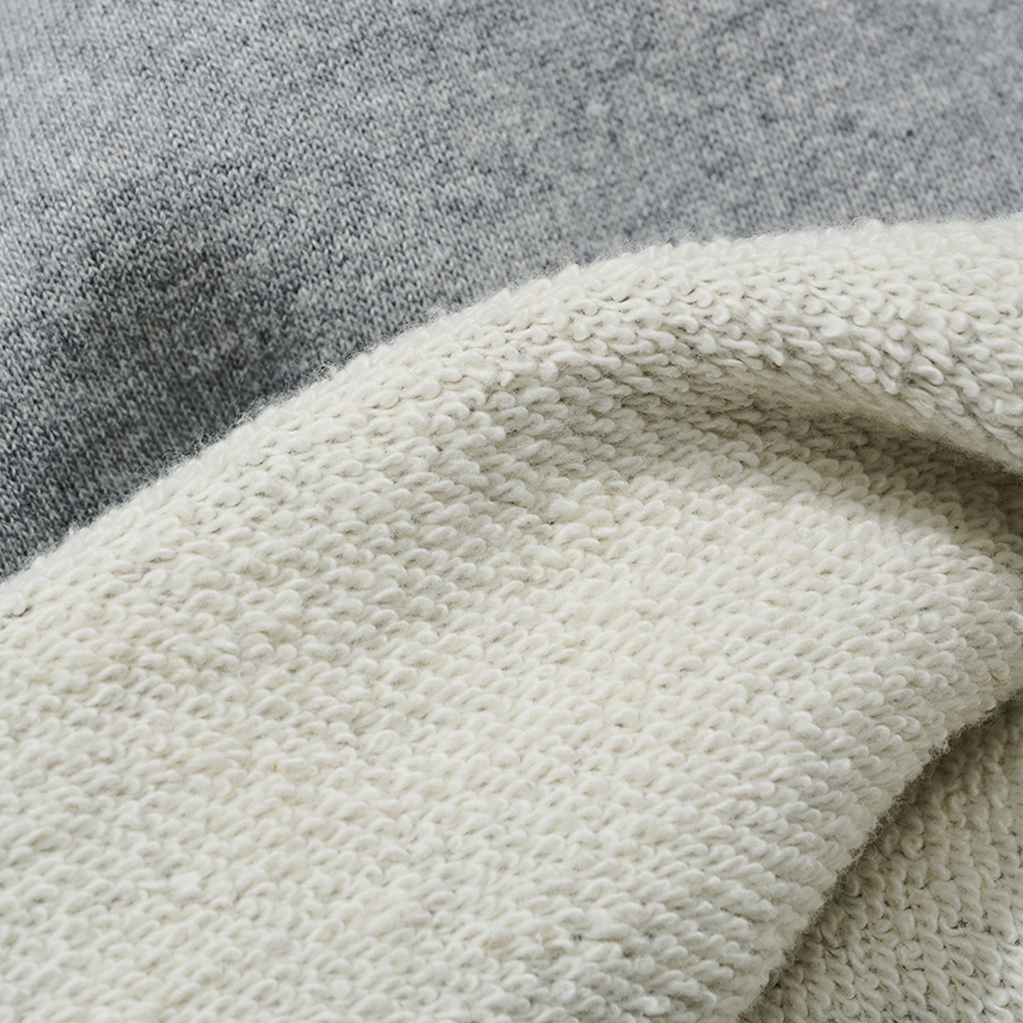 LOOPWHEEL TERRY HOODIE【GRAY】COTTON RESERCH CLUB x MARQUISE DSN