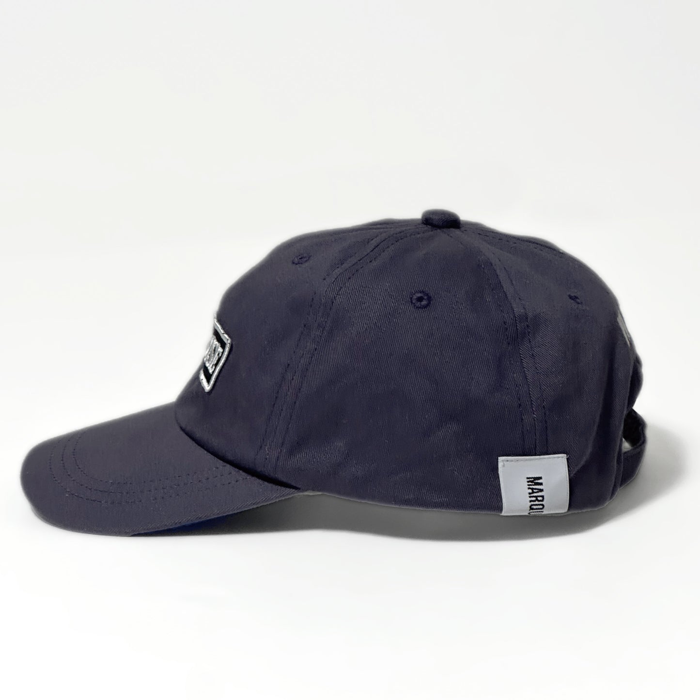 SQUARE PATCH 6-PANEL CAP【NAVY】