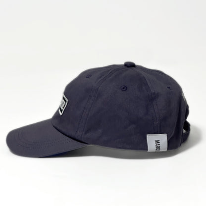 SQUARE PATCH 6-PANEL CAP【NAVY】