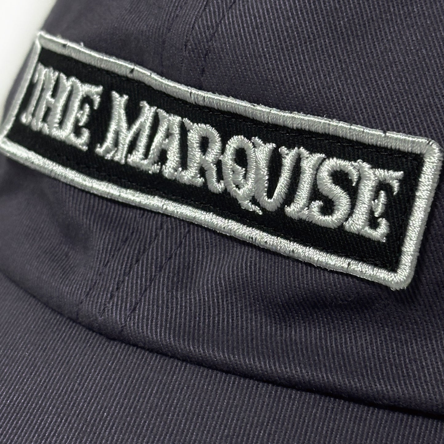 SQUARE PATCH 6-PANEL CAP【NAVY】