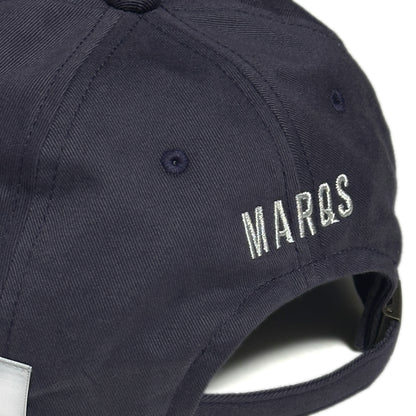 SQUARE PATCH 6-PANEL CAP【NAVY】