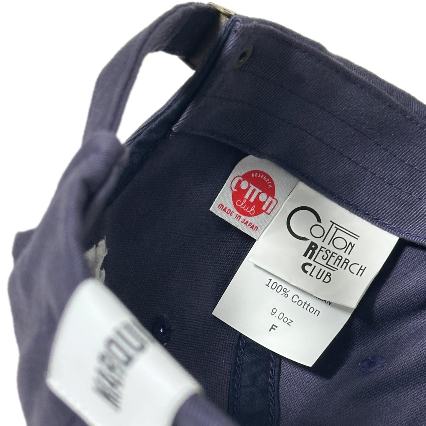 SQUARE PATCH 6-PANEL CAP【NAVY】