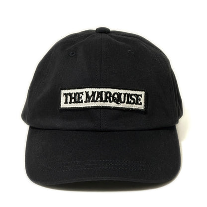 SQUARE PATCH 6-PANEL CAP【BLACK】