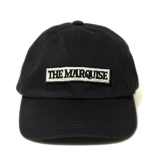 SQUARE PATCH 6-PANEL CAP【BLACK】