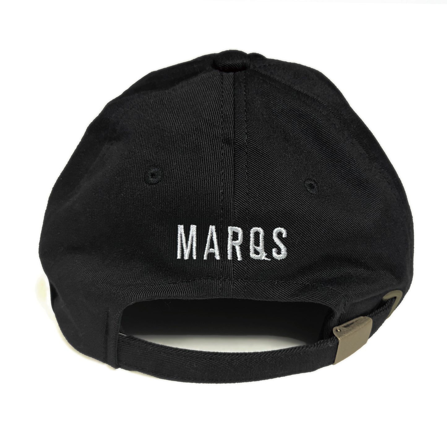 SQUARE PATCH 6-PANEL CAP【BLACK】