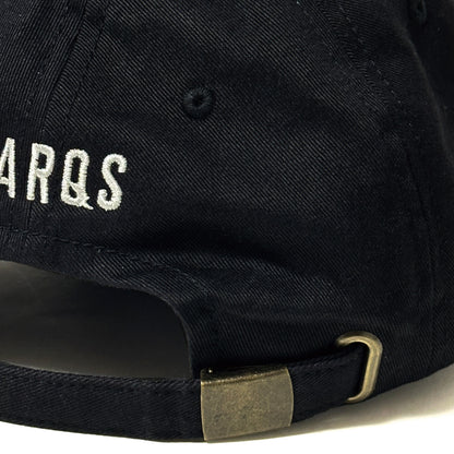 SQUARE PATCH 6-PANEL CAP【BLACK】