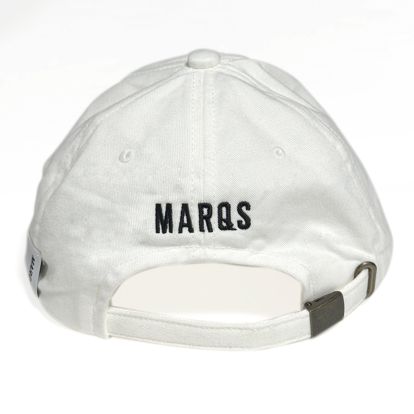 SQUARE PATCH 6-PANEL CAP【WHITE】
