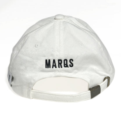 SQUARE PATCH 6-PANEL CAP【WHITE】