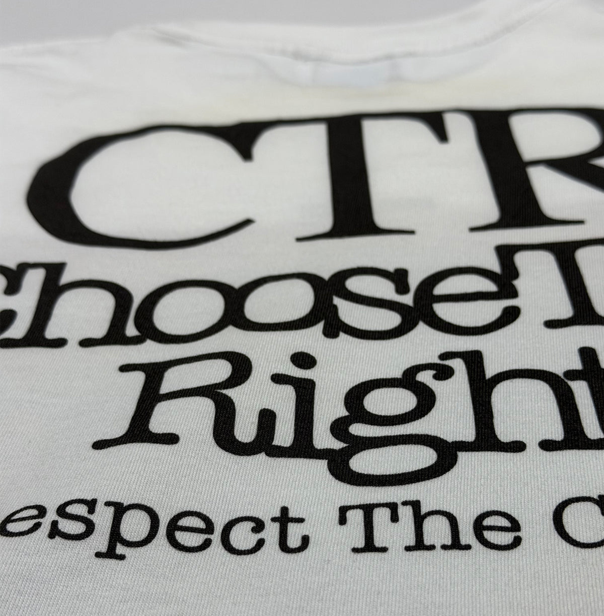 CTR II  S/S Tee【WHITE】