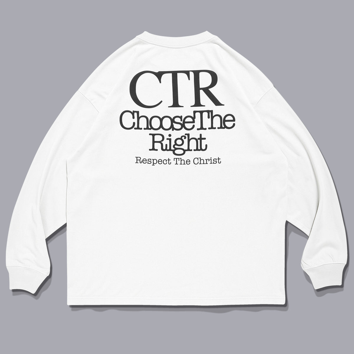 CTR II LONG SLEEVE【WHITE】