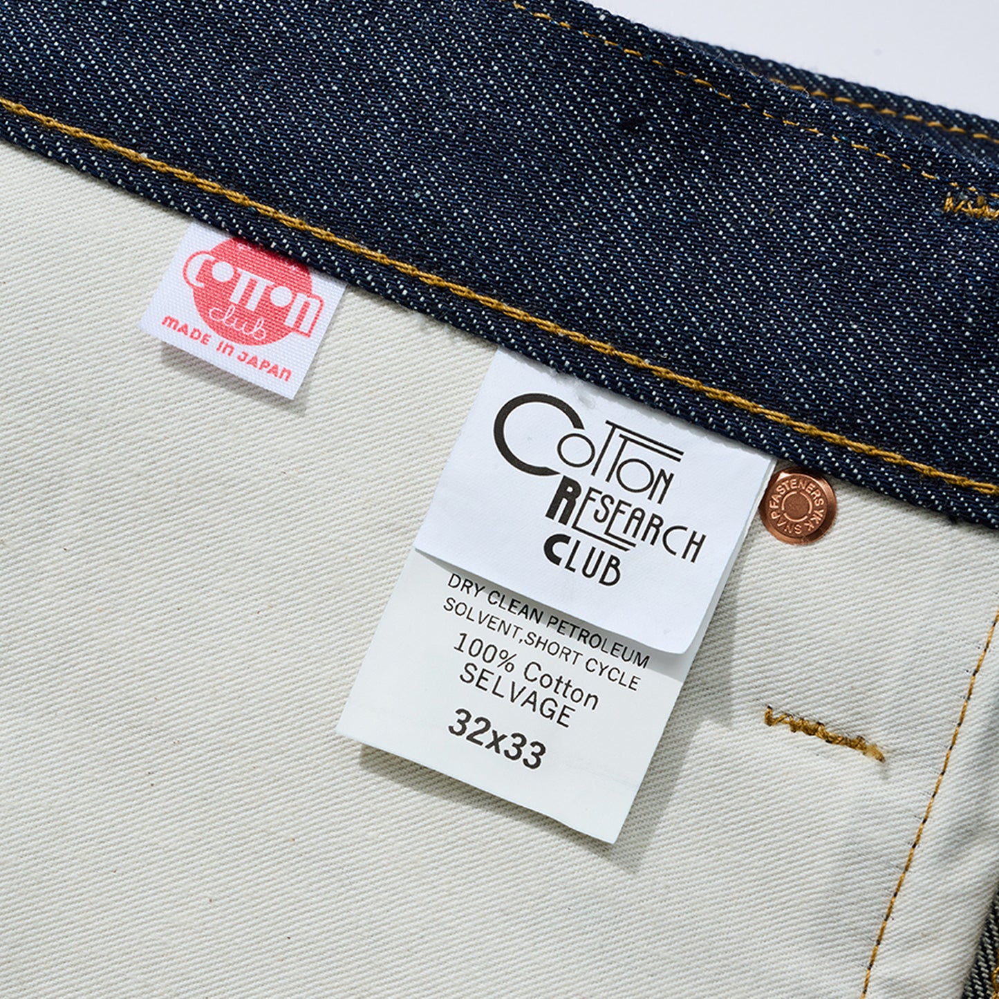 SALVAGE DENIM【INDIGO】COTTON RESEARCH CLUB x MARQUISE DSN