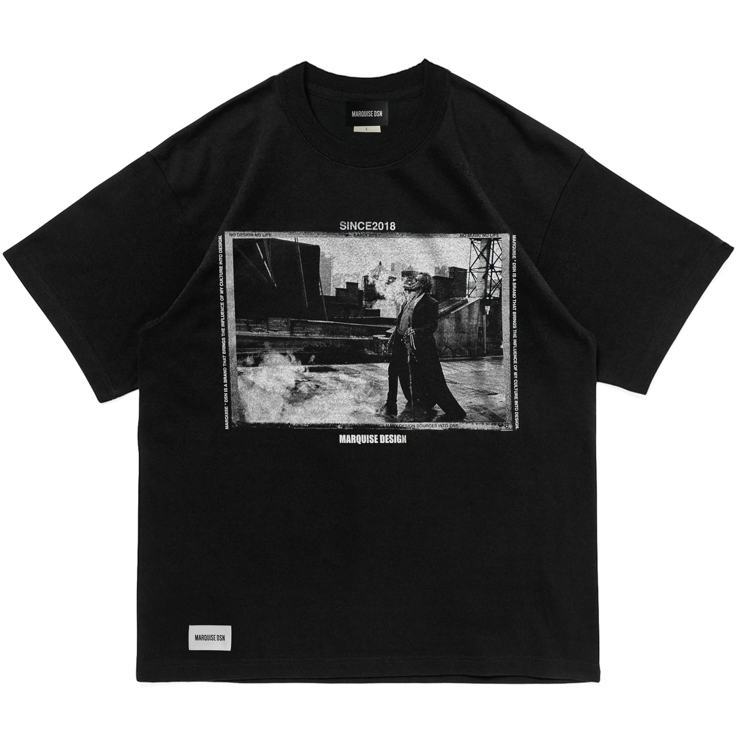 KTH WIDE S/S Tee【BLACK】