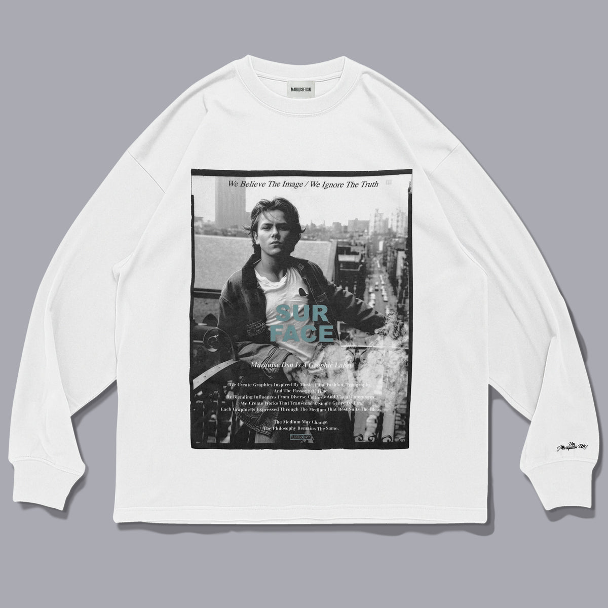 PHOENIX  LONG SLEEVE【WHITE x MINT】