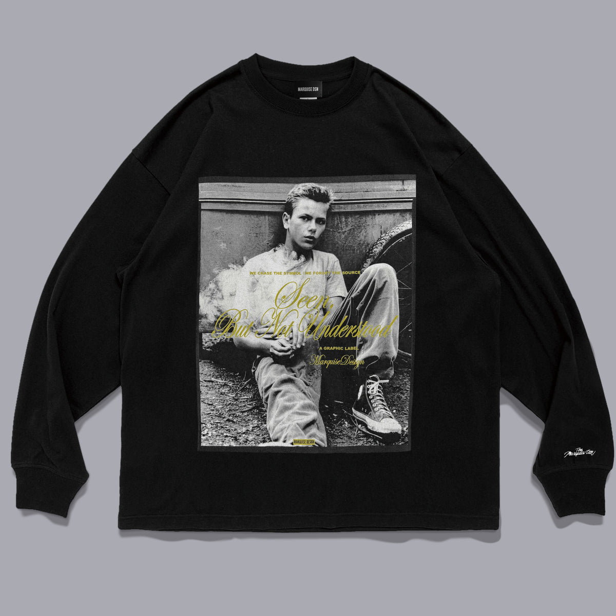 PHOENIX LONG SLEEVE【BLACK x GOLD】