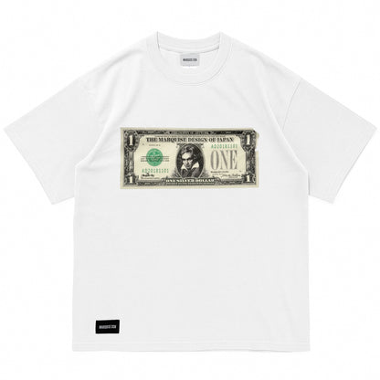 DOLLAR S/S Tee【WHITE】