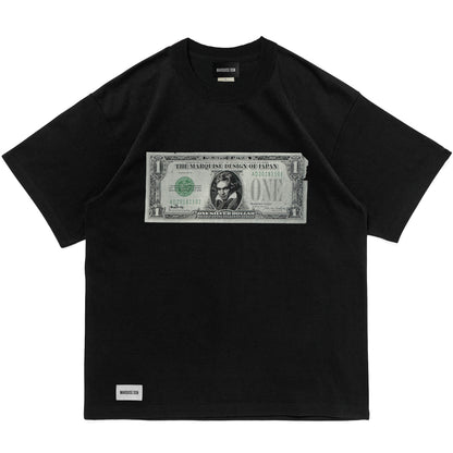 DOLLAR S/S Tee【BLACK】
