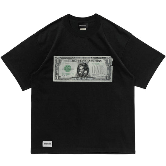 DOLLAR S/S Tee【BLACK】