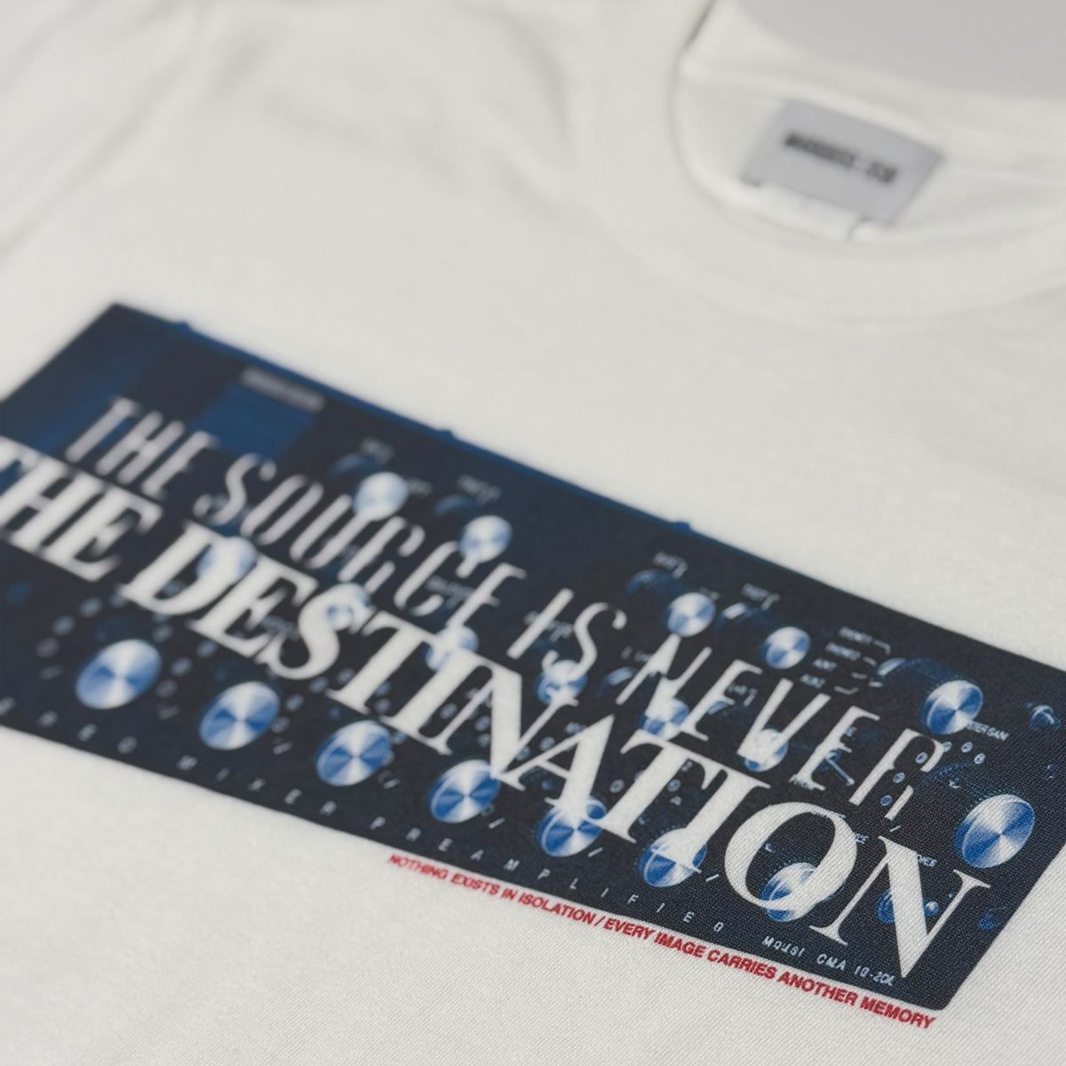 MIXER  S/S Tee【WHITE x NAVY】