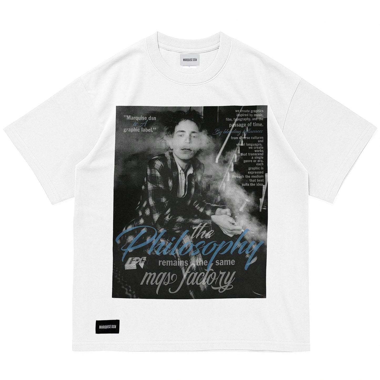 LYDN  S/S Tee【WHITE】