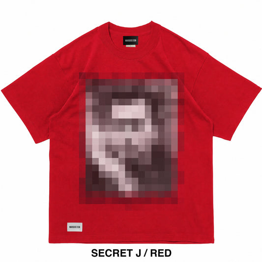 SECRET J S/S Tee【RED】