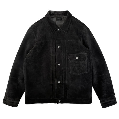 COW SUEDE JKT【BLACK】